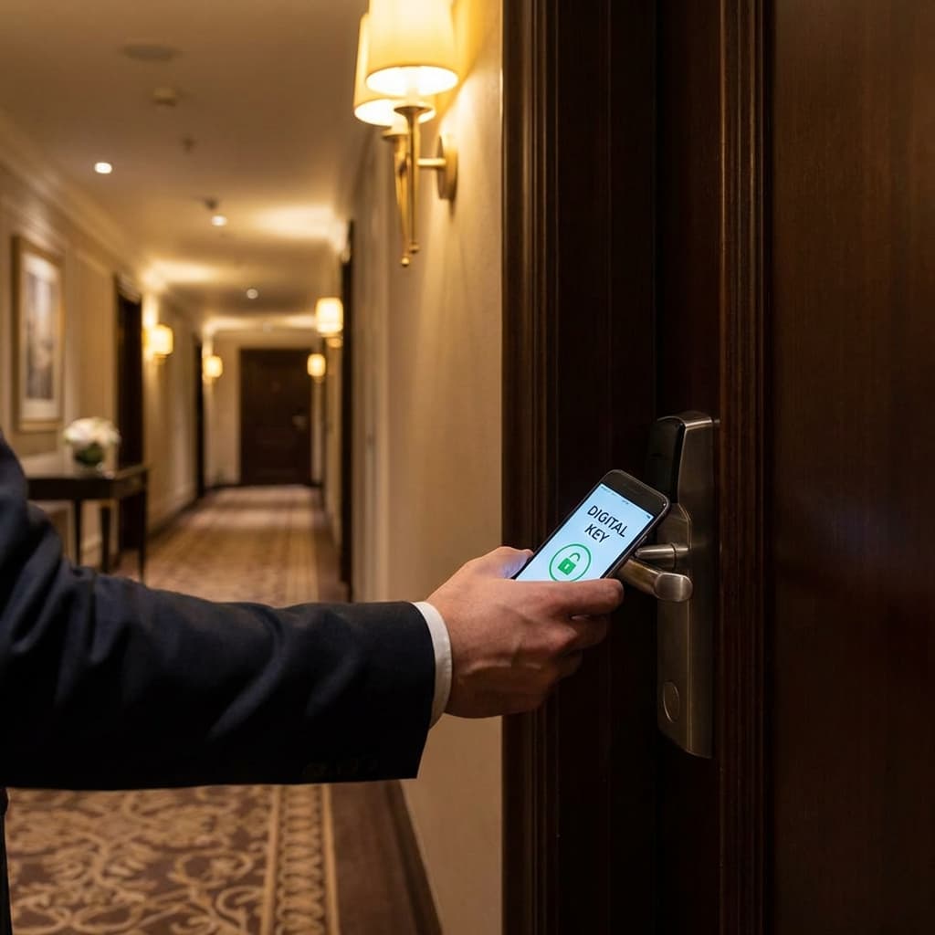 Streamlining Hotel Check-in with NFC